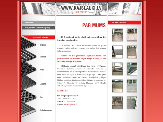 Kājslauķu sistēmas, SIA