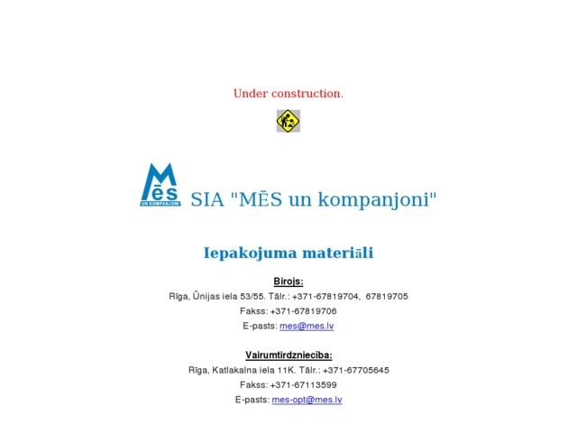 Mēs un kompanjoni, SIA